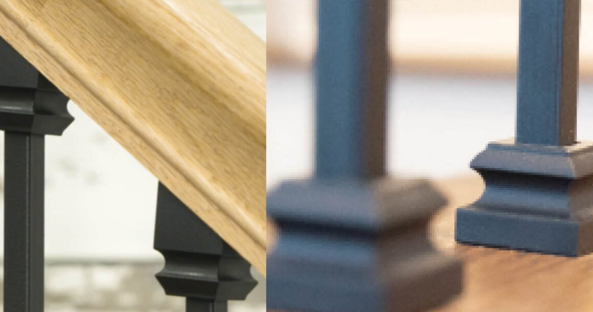 SLIPNGRIP™ — Add Baluster Shoes to Iron Stair Balusters